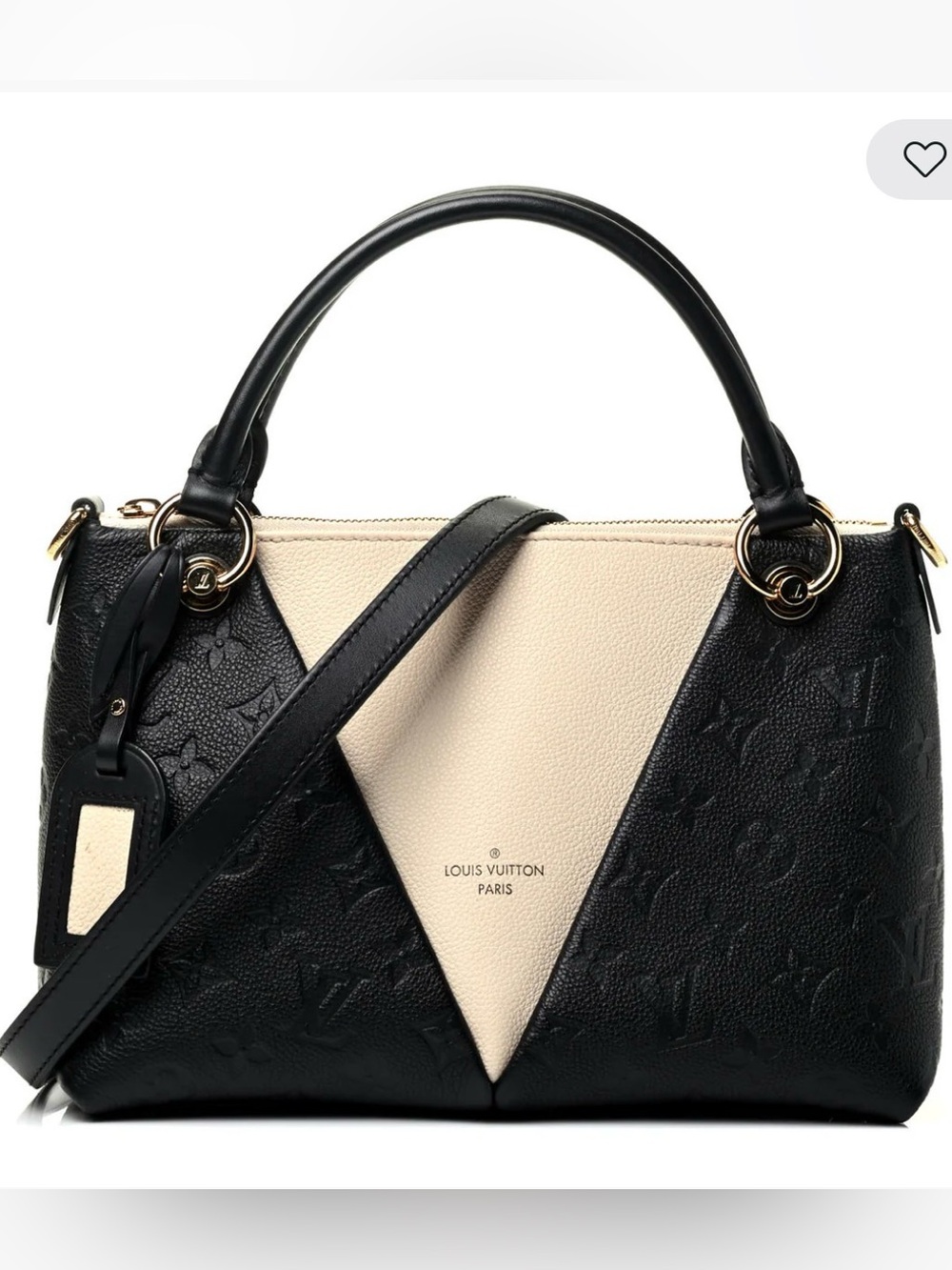 Louis Vuitton Empreinte V Tote BB Black and Cream